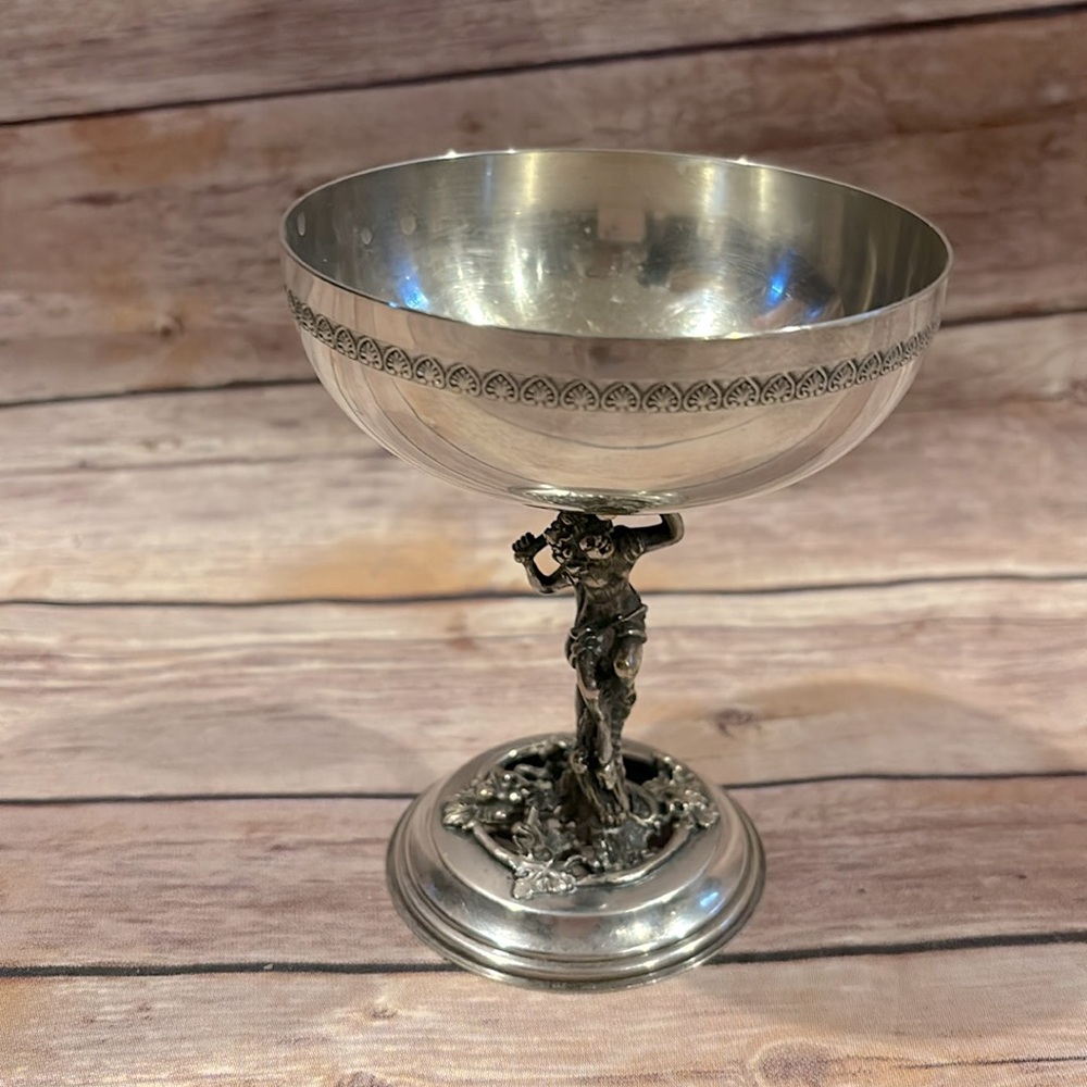 Bacchus Spanish silver toasting goblet